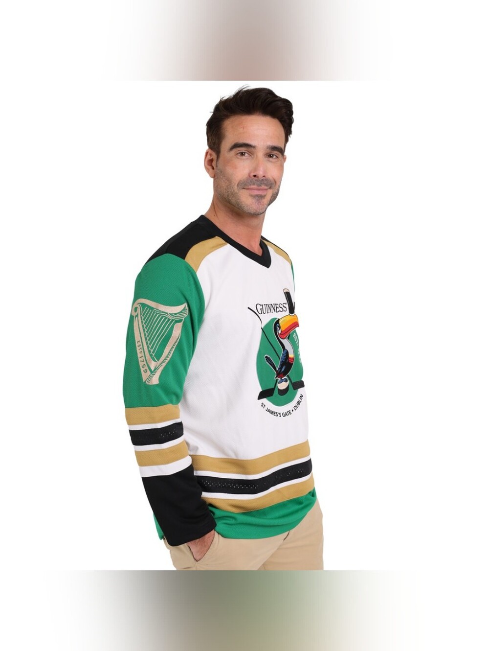 Disney Parks Guinness Toucan Hockey Jersey 2XL